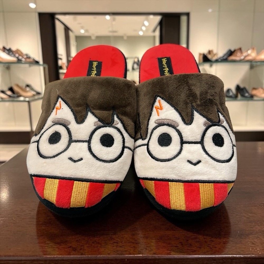 Harry Potter Chibi Plush Slippers Bioworld Unisex SM/MD Women 6-9 Men 5-8